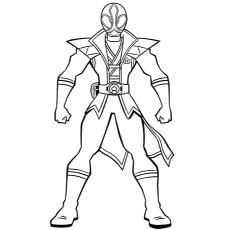 Top 25 des coloriages Power Rangers Megaforce pour vos petits 33 garde forestier