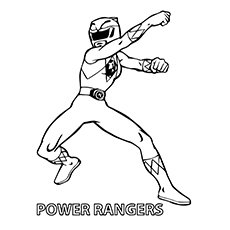 Top 25 des coloriages Power Rangers Megaforce pour vos petits 42 Coups de poing Power Rangers