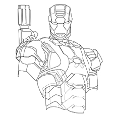 Coloriages Iron Patriot