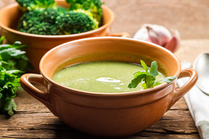Soupe au brocoli et au stilton