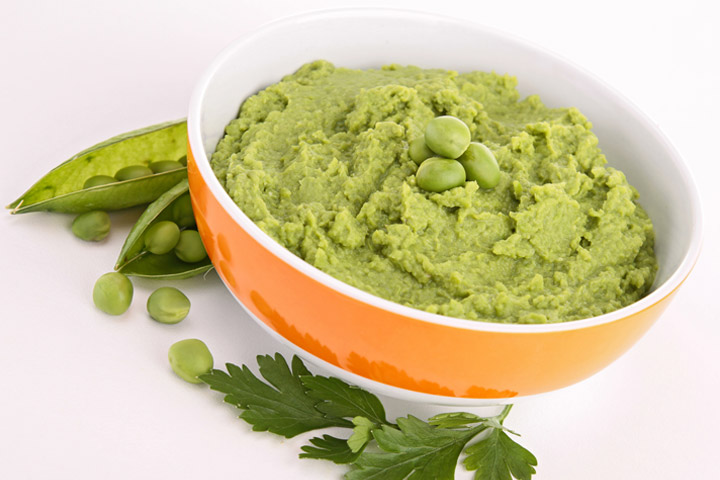 Haricots et purée de pois (heure de l'après-midi)