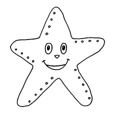 Top 10 coloriages d'étoiles de mer pour vos petits 17 Coloriage - Étoile de mer souriante
