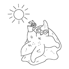 Top 10 coloriages d'étoiles de mer pour vos petits 22 A-funny-starfish-16