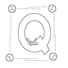 Top 10 des pages à colorier de la lettre Q que votre enfant adorera apprendre et colorier 17 Le Q pour le calme