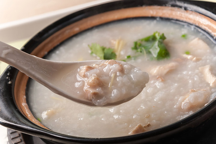 Bouillie de poulet et riz