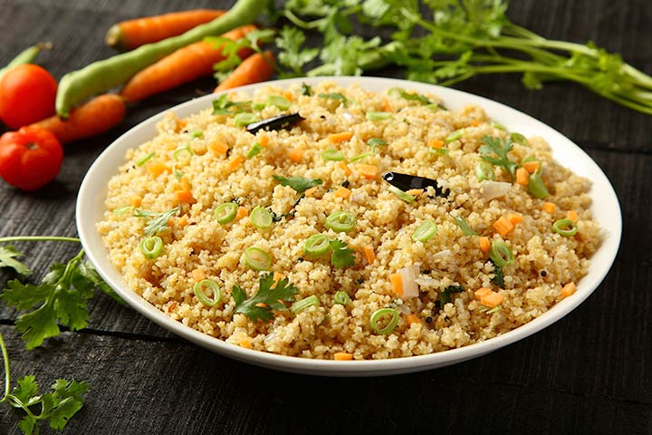 Bouillie de légumes et de blé