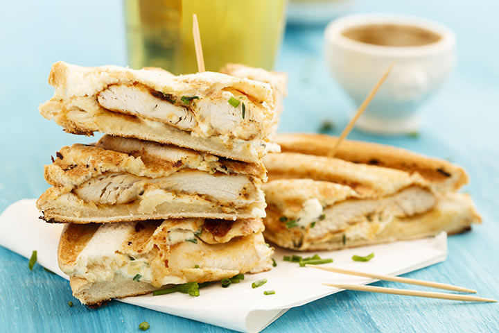 Sandwichs au poulet et aux pommes de terre