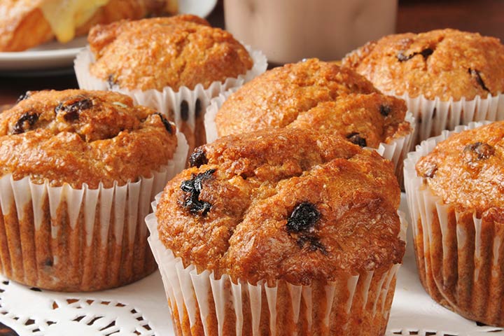 Muffins aux raisins