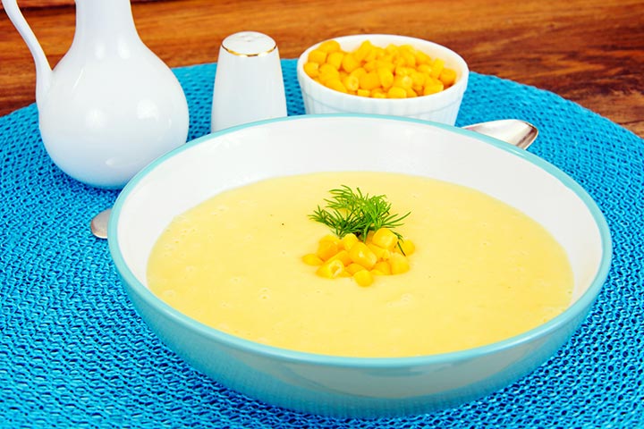 Purée de maïs et de chou-fleur