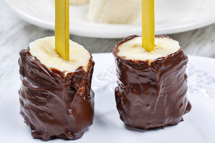Dessert banane et chocolat