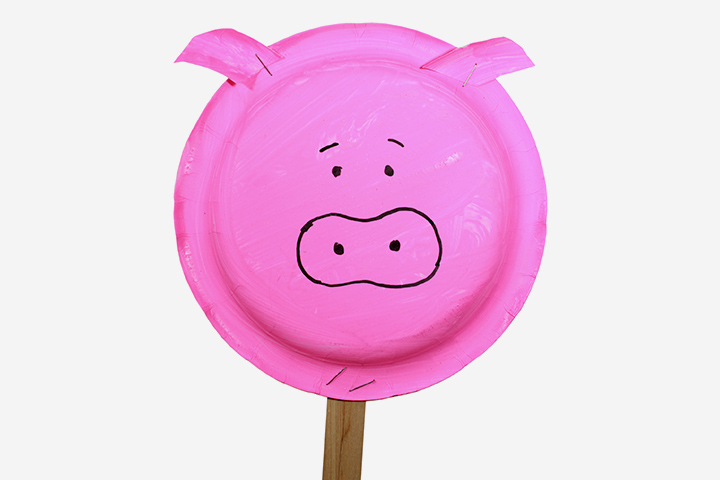 La plaque en plastique va Oink-Oink