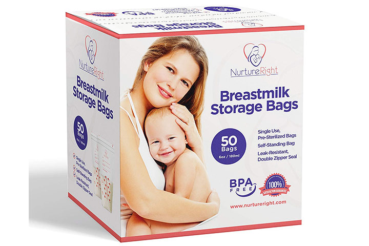 Nourrir les bons sacs de rangement pour le lait maternel