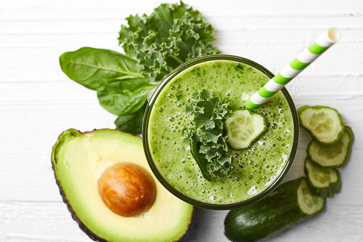 Le smoothie vert rafraîchissant