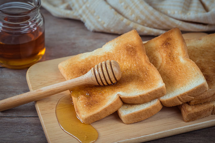 Sandwich toast au miel