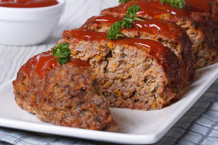 Pain de poulet à la compote de pommes