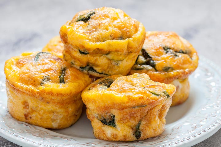 Muffin aux légumes et aux œufs