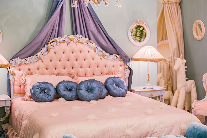 Idée de chambre de fille à thème princesse