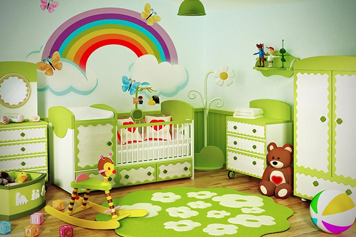 Idée sur le thème du dessin animé pour la chambre de la fille