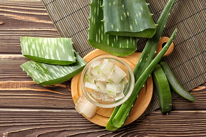 Masque capillaire à l'aloe vera