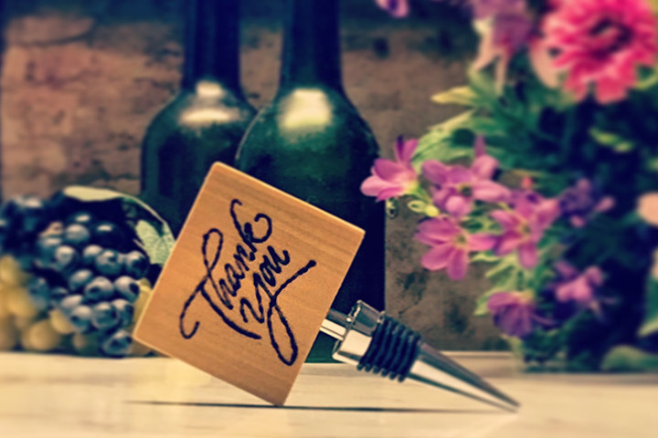 Bouchon et bouteille de vin