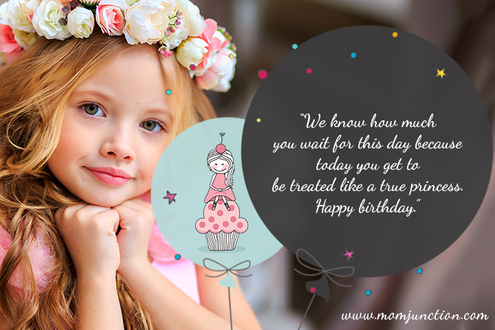 Joyeux anniversaire à ma princesse