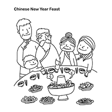 Pic de couleur de fête du nouvel an chinois