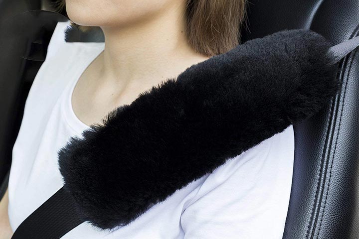 Housse de ceinture de sécurité en laine haute densité U&M