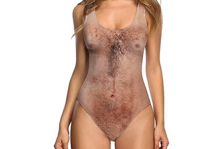 RAISEVERN Femmes 3D Imprimer Drôle Maillots De Bain Maillot De Bain Maillot De Bain Beachwear