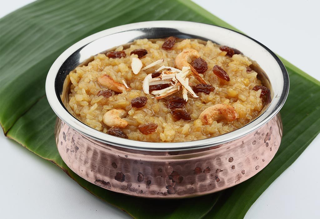 15 délicieuses recettes de cuisine indienne pour un bébé de 1 an 17 Sweet Pongal "width =" 1024 "height =" 700 "srcset =" https://cdn.cdnparenting.com/articles/2018/05/553240972-H.jpg 1024w, https://cdn.cdnparenting.com/articles /2018/05/553240972-H-768x525.jpg 768w, https://cdn.cdnparenting.com/articles/2018/05/553240972-H-218x150.jpg 218w, https://cdn.cdnparenting.com/articles /2018/05/553240972-H-696x476.jpg 696w, https://cdn.cdnparenting.com/articles/2018/05/553240972-H-614x420.jpg 614w "tailles =" (largeur maximale: 1024px) 100vw 1024px