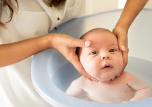 La tête de bébé n