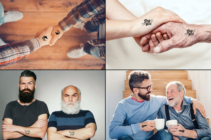 Idées uniques de tatouage père et fils