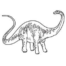 35 coloriages uniques de dinosaures que votre enfant adorera 51 Coloriage - Dinosaures roses
