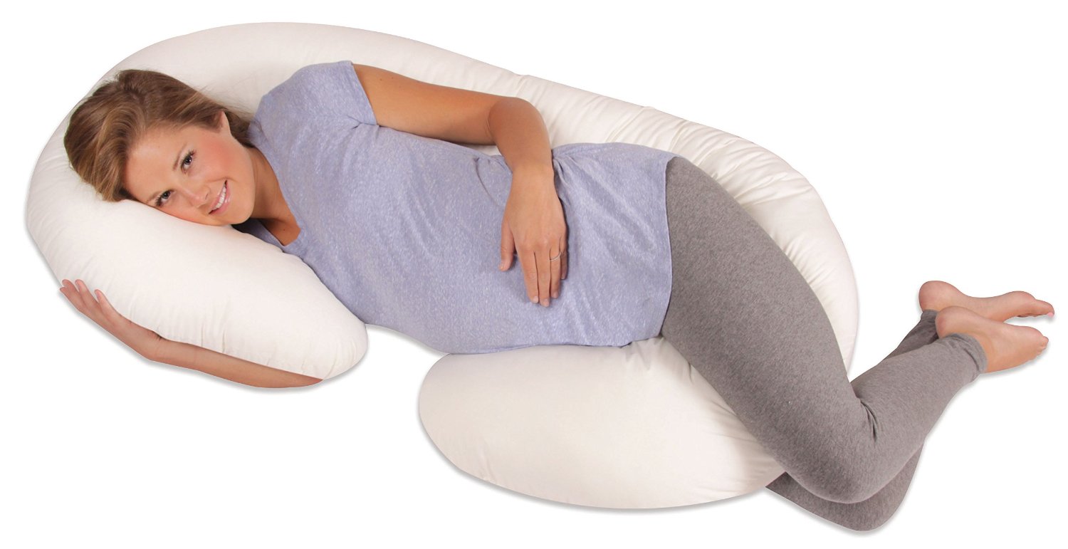 4 meilleurs oreillers de grossesse pour un sommeil confortable pendant tous les trimestres 6 LeachcoSnoogle Total Body Pillow (le meilleur oreiller de grossesse en forme de C):