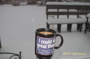 café et une journée froide