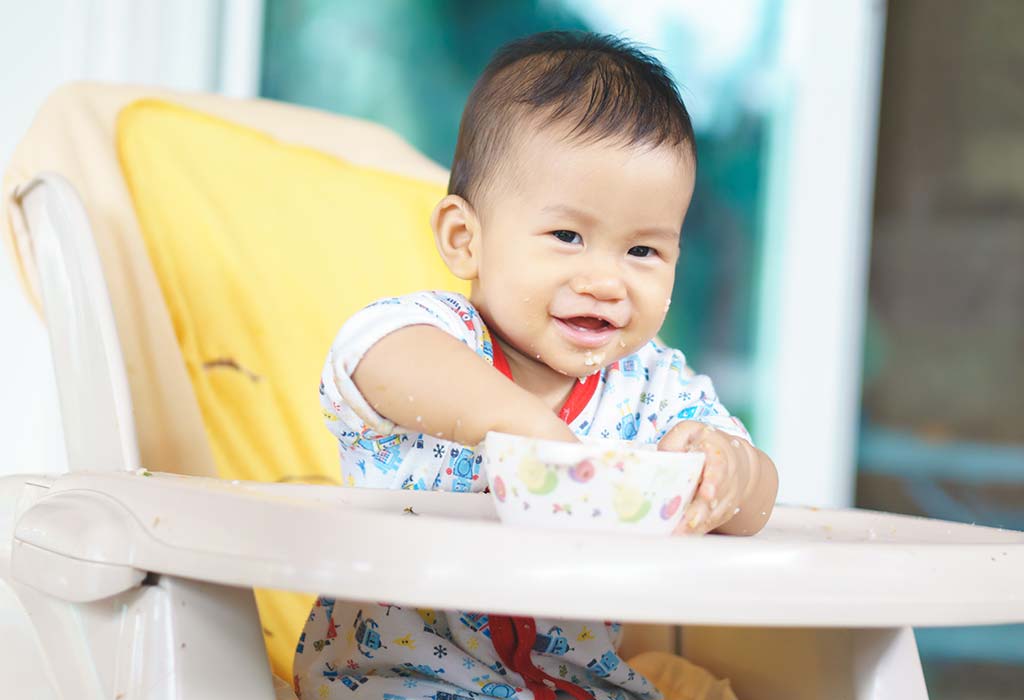 Tableau des aliments pour bébés de 8 mois et 2 semaines