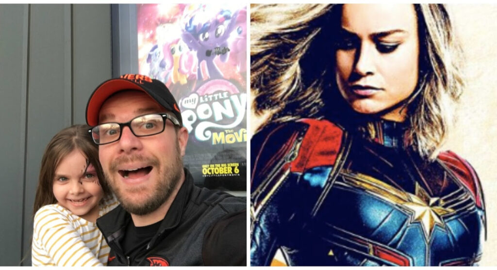 En tant que père d'une fille, permettez-moi de vous dire pourquoi «Captain Marvel» a tout changé