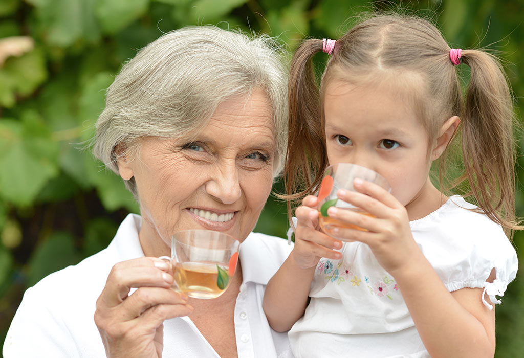 Thé vert pour les enfants