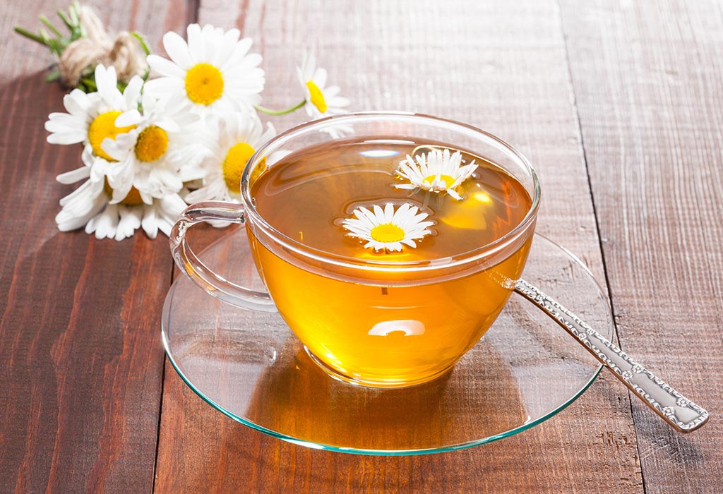 Thé à la camomille pour bébés