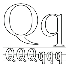 Top 10 des pages à colorier de la lettre Q que votre enfant adorera apprendre et colorier 12 Lettre Q et Q à colorier