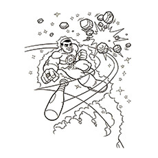 Coloriages de Lanterne verte - Alan Scott