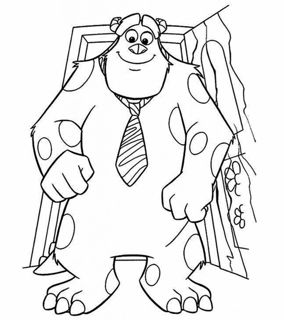20 meilleures pages à colorier de Cute Monsters Inc. pour votre enfant