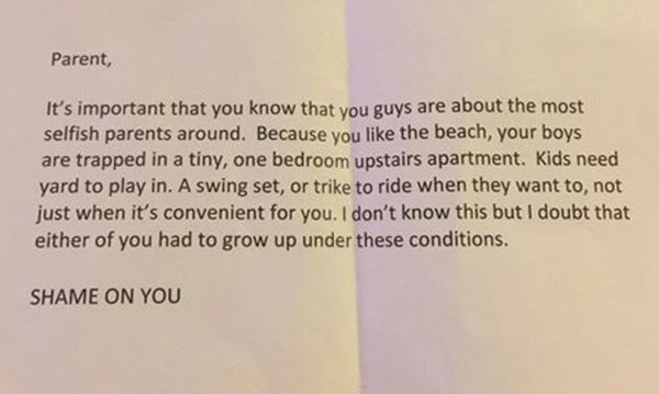 Le voisin fait honte aux parents de vivre dans un appartement 8 Le voisin fait honte aux parents de vivre dans un appartement