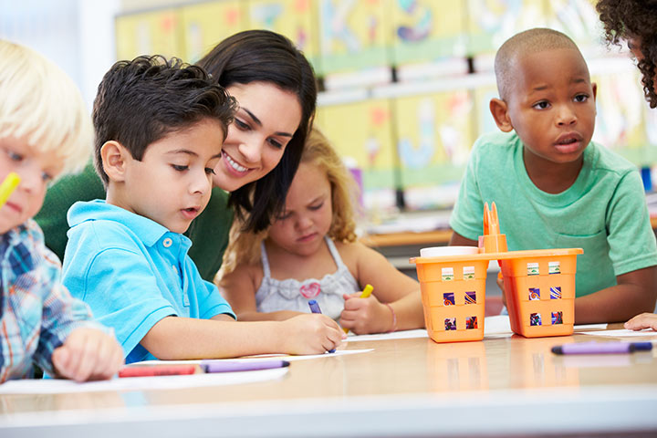 Enfants d'âge préscolaire à Houston