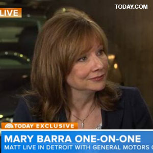 Matt Lauer surprend Flak pour une entrevue à Detroit avec la PDG de GM, Mary Barra 14 Matt Lauer surprend Flak pour une entrevue à Detroit avec la PDG de GM, Mary Barra