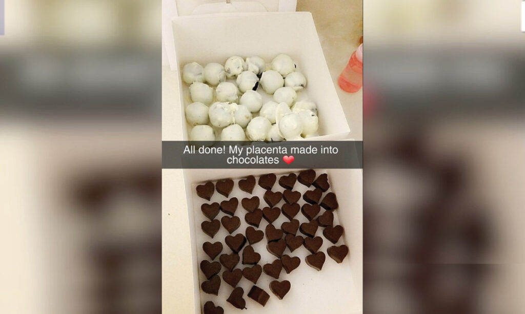 Maman transforme son placenta en chocolat, suscite la controverse
