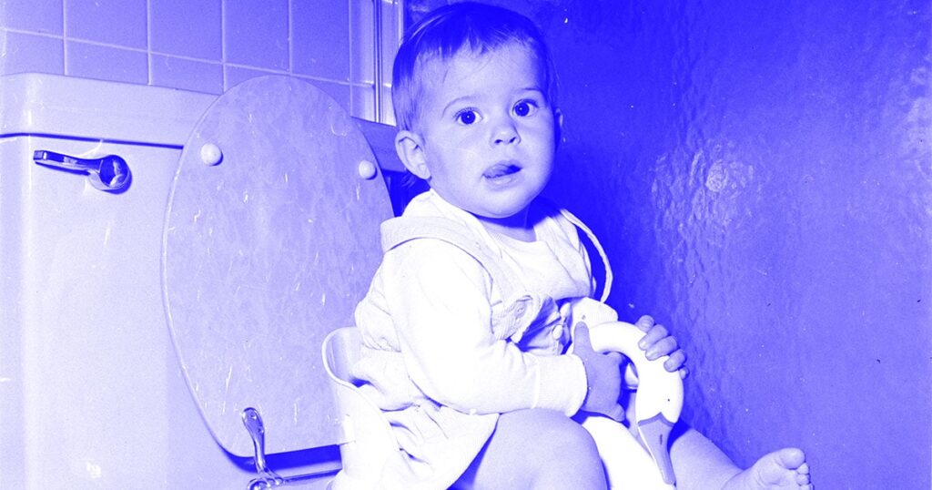 La plupart des enfants n'ont pas besoin d'être «formés» pour utiliser les toilettes