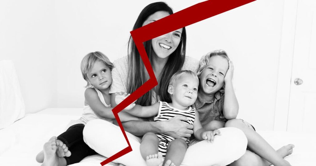 Passer de 2 à 3 enfants m'a presque brisé