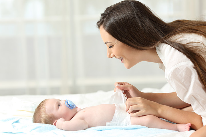 Tissu de bébé nouveau-né contre la couche 3 Tissu de bébé nouveau-né contre la couche