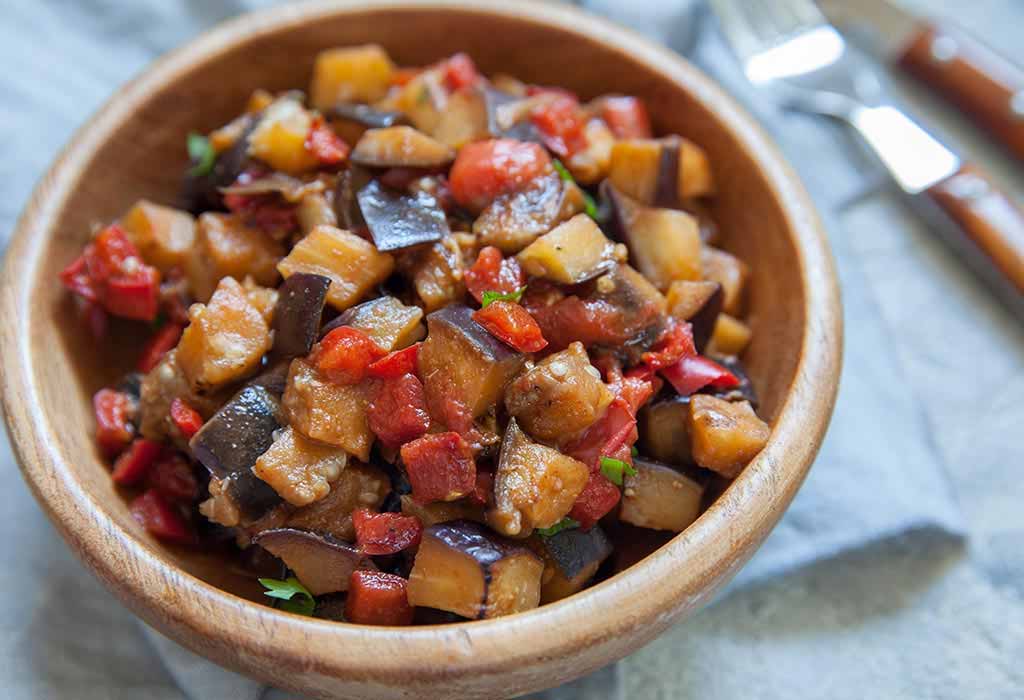 Recette de légumes au brinjal