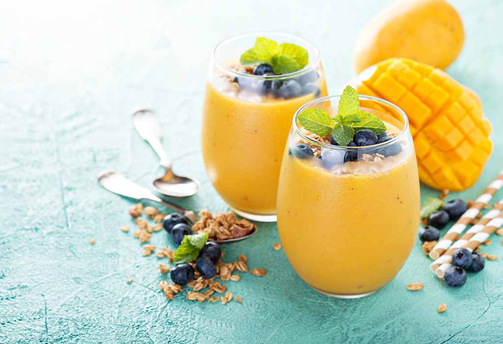 RECETTE DE MILKSHAKE À L'AVOINE DE MANGUE